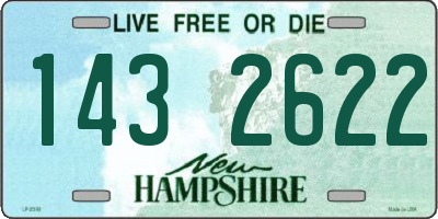 NH license plate 1432622