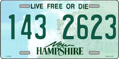NH license plate 1432623