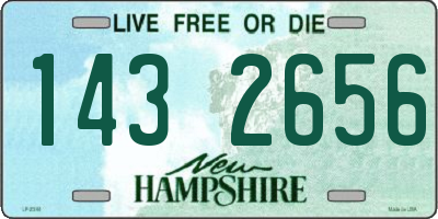 NH license plate 1432656
