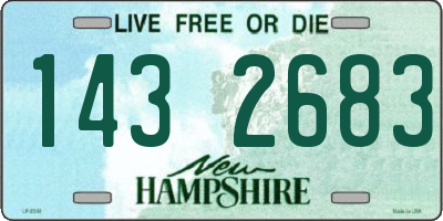 NH license plate 1432683