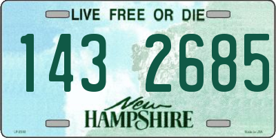 NH license plate 1432685