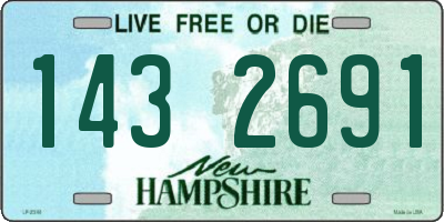 NH license plate 1432691