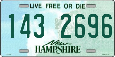 NH license plate 1432696