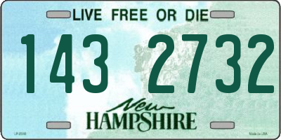 NH license plate 1432732