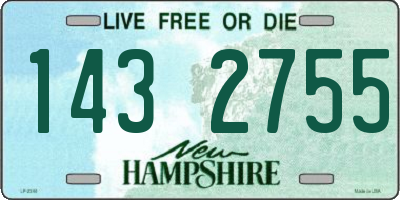 NH license plate 1432755