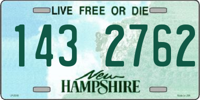 NH license plate 1432762