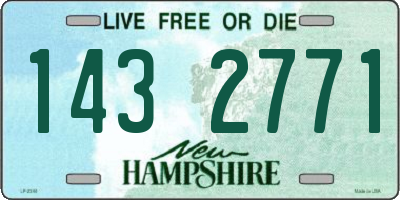 NH license plate 1432771