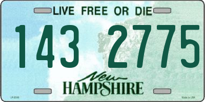NH license plate 1432775