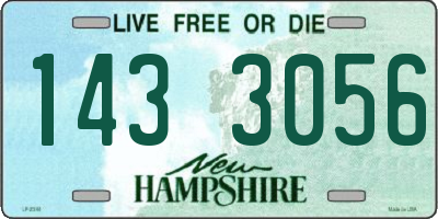 NH license plate 1433056
