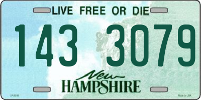 NH license plate 1433079
