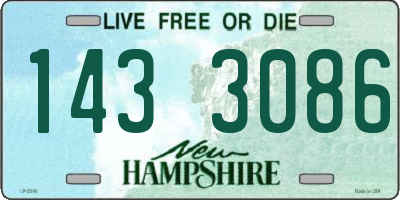 NH license plate 1433086
