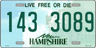 NH license plate 1433089