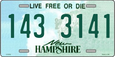 NH license plate 1433141