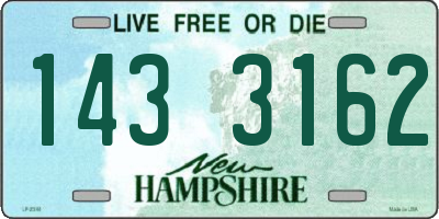 NH license plate 1433162