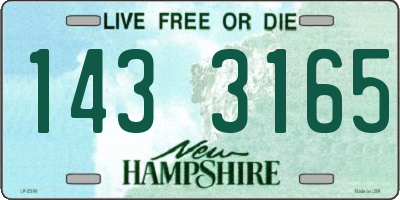 NH license plate 1433165