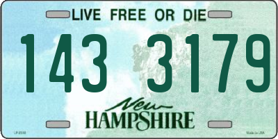 NH license plate 1433179