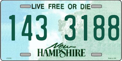 NH license plate 1433188