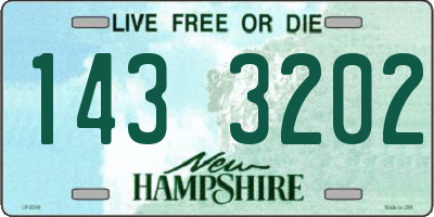 NH license plate 1433202