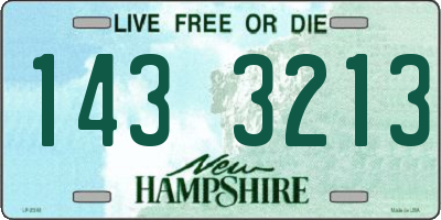 NH license plate 1433213