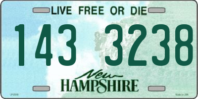 NH license plate 1433238