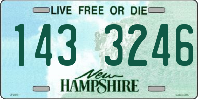 NH license plate 1433246