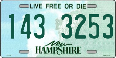 NH license plate 1433253
