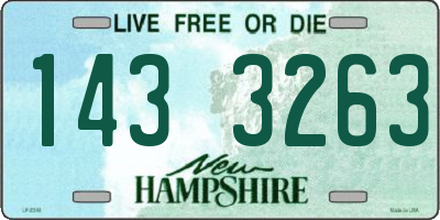 NH license plate 1433263