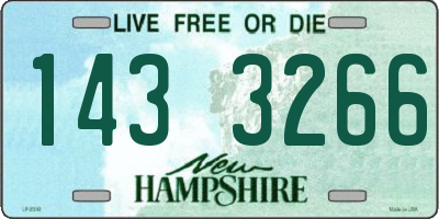 NH license plate 1433266