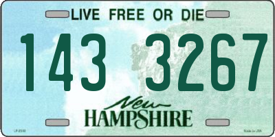 NH license plate 1433267