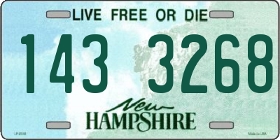 NH license plate 1433268