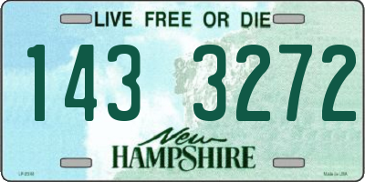 NH license plate 1433272