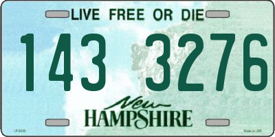NH license plate 1433276