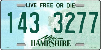 NH license plate 1433277
