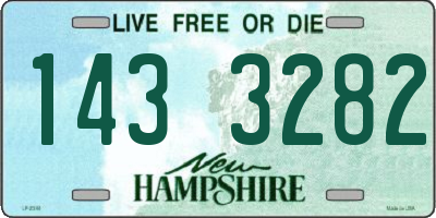 NH license plate 1433282