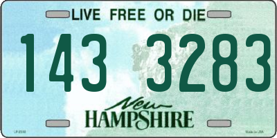 NH license plate 1433283