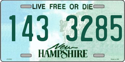 NH license plate 1433285