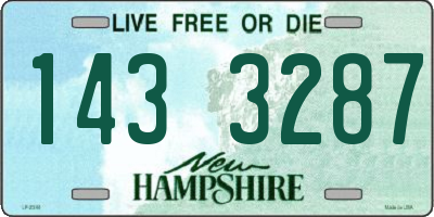 NH license plate 1433287