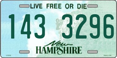 NH license plate 1433296