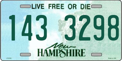 NH license plate 1433298