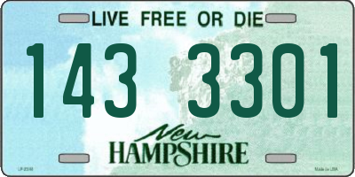 NH license plate 1433301
