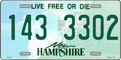 NH license plate 1433302