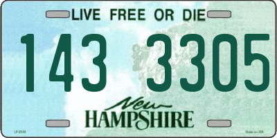 NH license plate 1433305