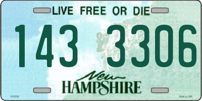 NH license plate 1433306