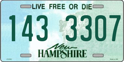 NH license plate 1433307