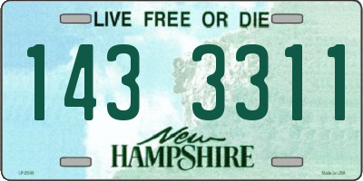 NH license plate 1433311