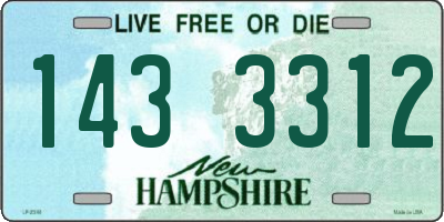 NH license plate 1433312