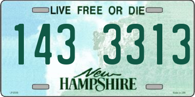 NH license plate 1433313