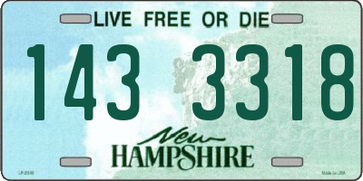 NH license plate 1433318