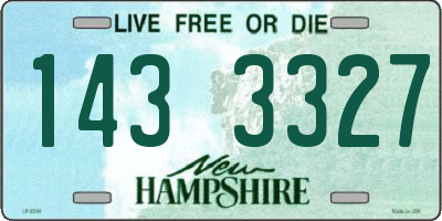 NH license plate 1433327