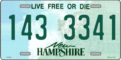 NH license plate 1433341